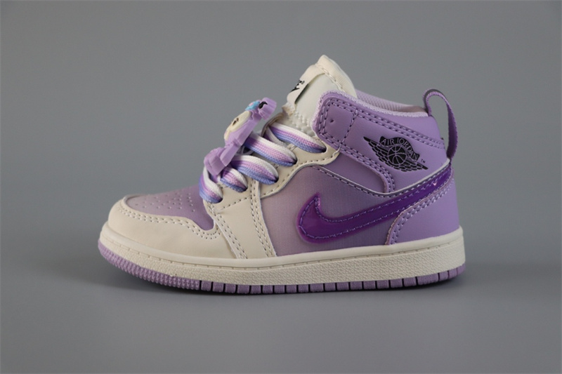 Youth Running Weapon Air Jordan 1 Purple/White Shoes 0161 Youth Running Weapon Air Jordan 1 Purple/White Shoes 0161